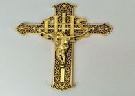 29 × 16cm PP Casket Crucifix cho trang trí nắp quan tài